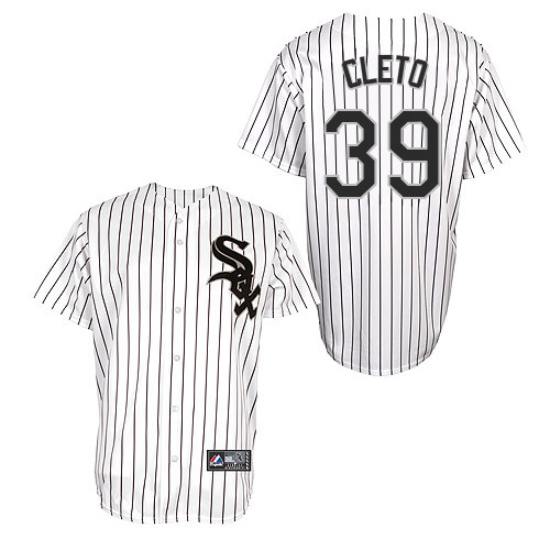 Maikel Cleto #39 Youth Baseball Jersey-Chicago White Sox Authentic Home White Cool Base MLB Jersey
